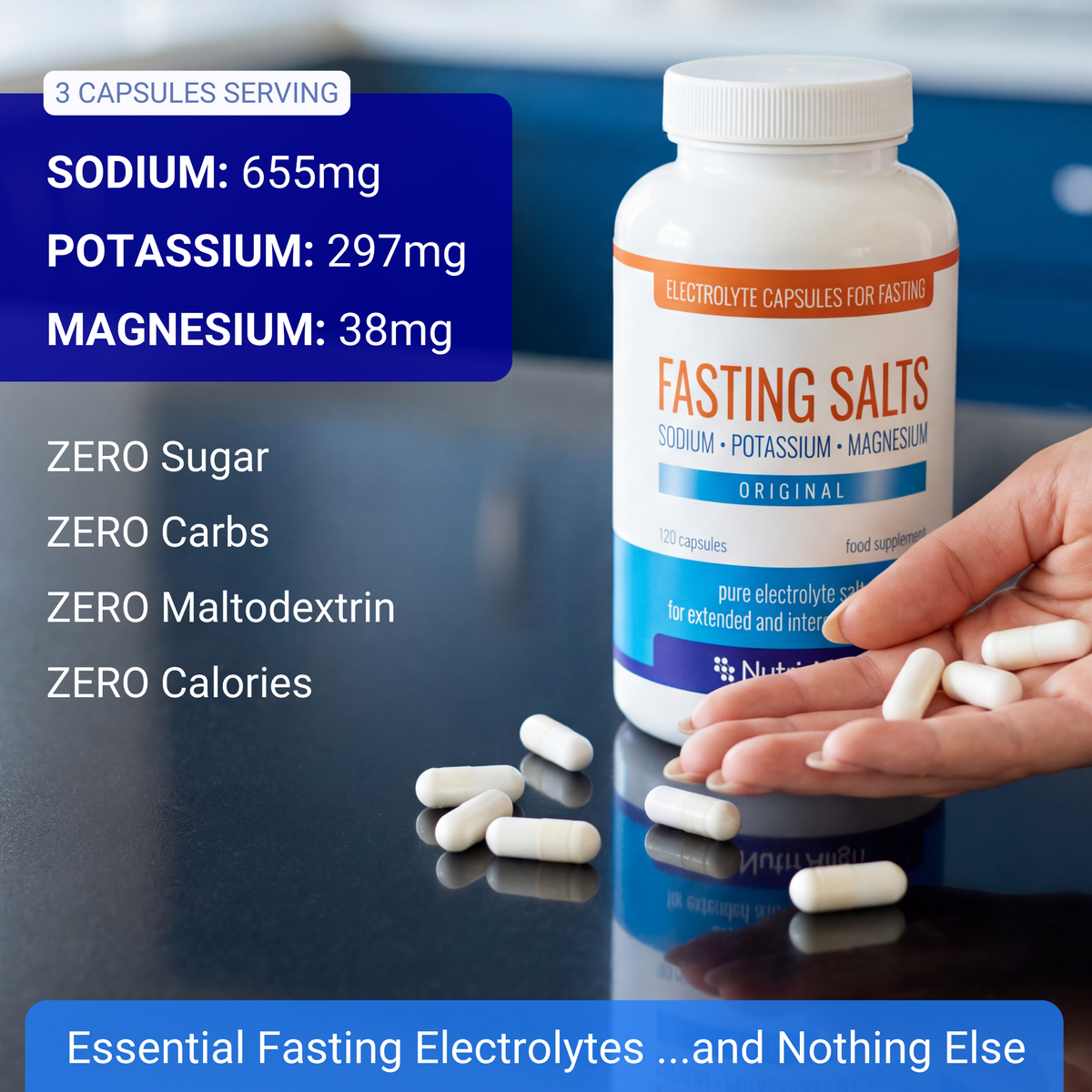 Fasting Salt Original – Kapsler